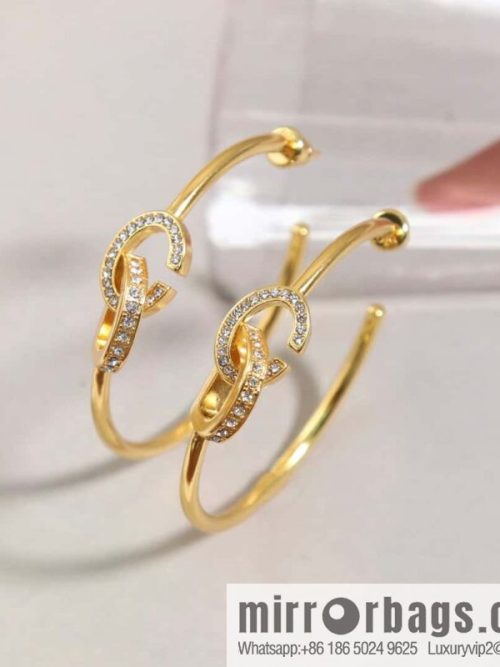 New DIOR Dior CD edge drill earrings stud earrings
