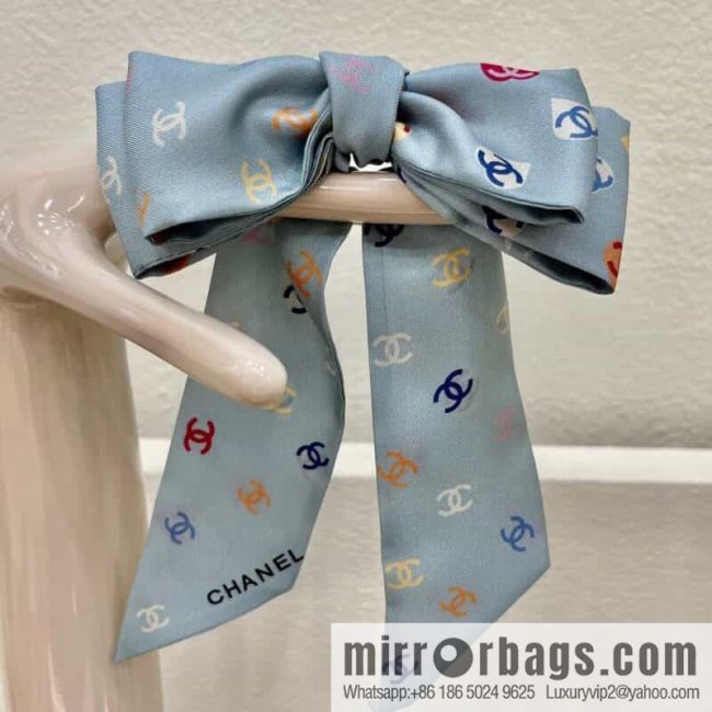 CHANEL Chanel Xiaoxiang Twiily 100% Silk Silk Hair Band Ribbon AA7447 - Image 2