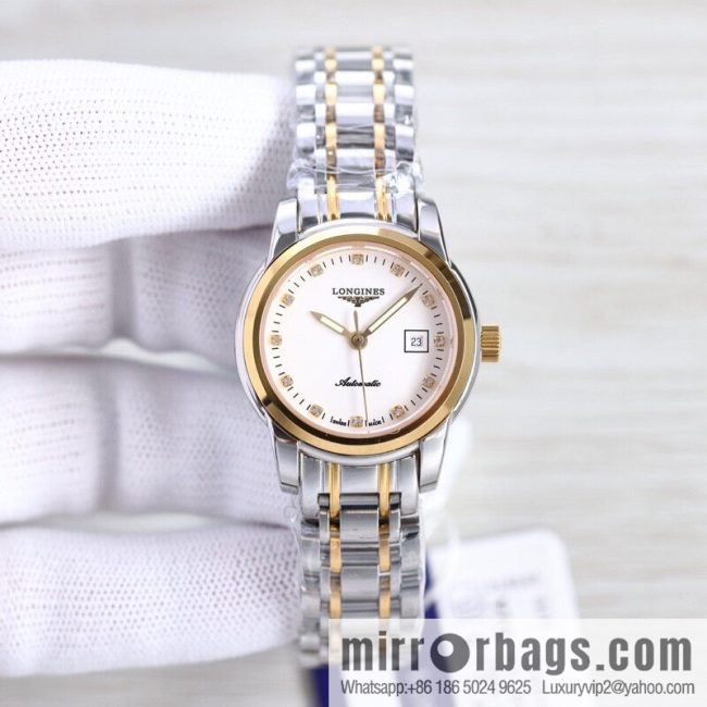 New version: LONGINES/LONGINES-SOYMIA series L4, 263.3-7, mechanical women\'s watches. - Image 2