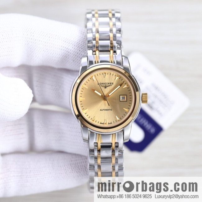 New version: LONGINES/LONGINES-SOYMIA series L4, 263.3-7, mechanical women\'s watches. - Image 3