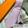 IMG_9582-800x800wrufeqf43bl83333_20250701203639.jpg Hermes Hermes H Buckle Printed 100% Top Twill Silk Tie