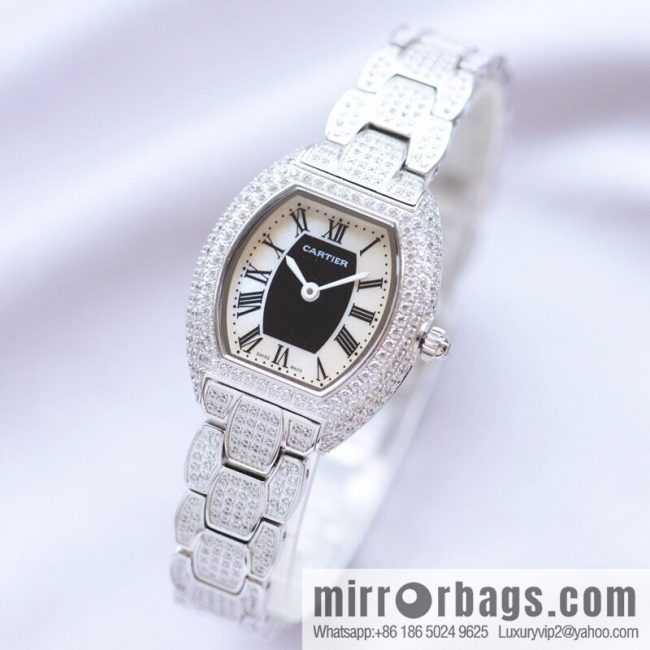 Gypsy 🌸 Cartier-Cartier Mini lady barrel type, using the original imported Swiss quartz movement