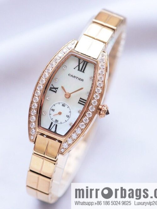Cartier-CARTIER MINI wine barrel two and a half needle women\'s watch, imported quartz movement