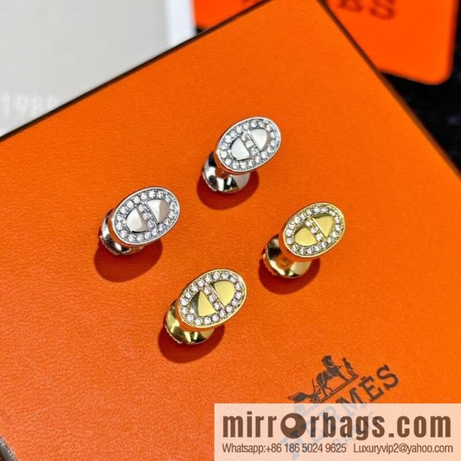 ❤️New HERMES Pig Nose Earrings