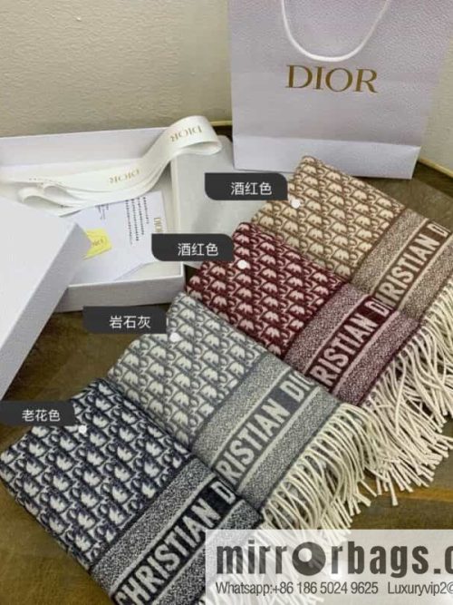 Dior classic old flower Oblique print new version cashmere scarf 01CDO309I093_C340