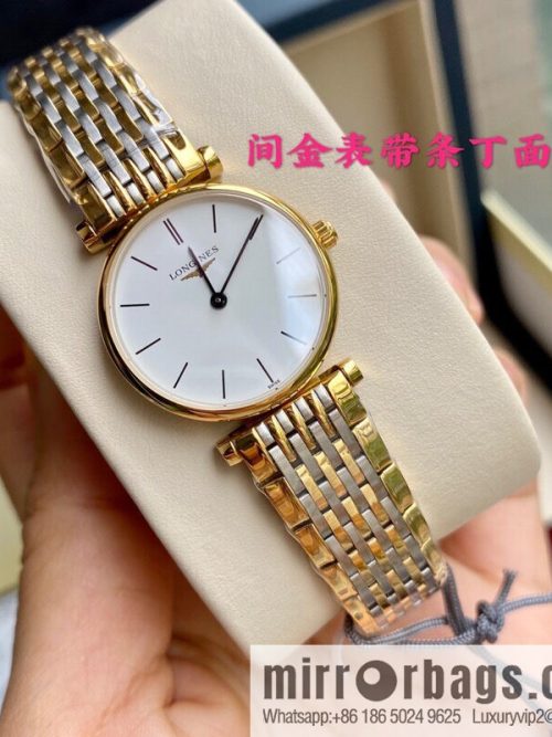 Ultra-thin 4mm~ Longines Garland Series - Elegant Luxury Ladies Quartz Watch