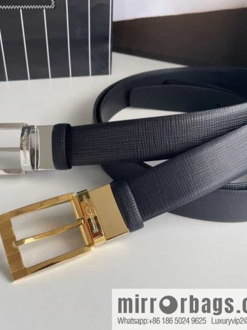 Ermengildo. Zein Zegna men\'s business leisure rotating pin buckle imported first layer cowhide belt 3.5cm