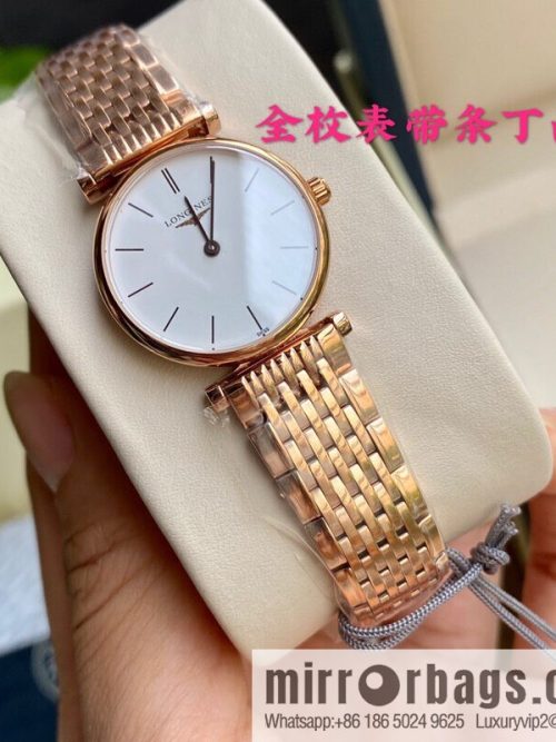 Ultra-thin 4mm~ Longines Garland Series - Elegant Luxury Ladies Quartz Watch