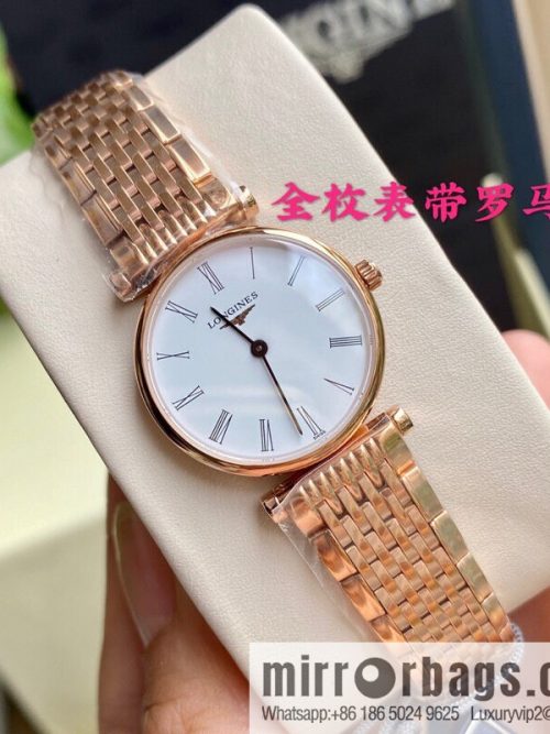 Ultra-thin 4mm~ Longines Garland Series - Elegant Luxury Ladies Quartz Watch