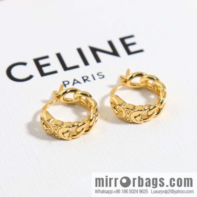☀️New ☑️ Celine Arc de Triomphe earrings