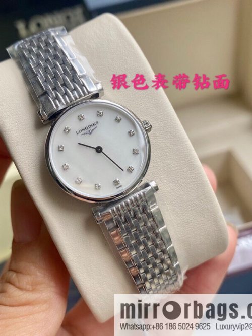 Ultra-thin 4mm~ Longines Garland Series - Elegant Luxury Ladies Quartz Watch