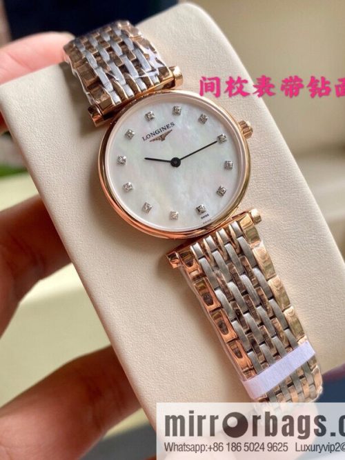 Ultra-thin 4mm~ Longines Garland Series - Elegant Luxury Ladies Quartz Watch