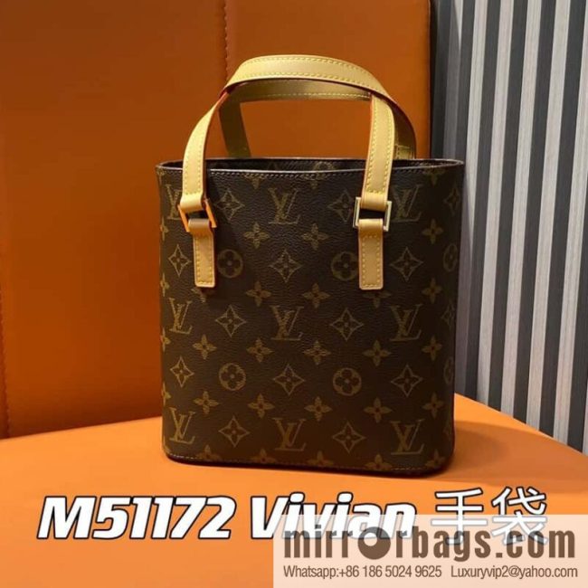 [Original single boutique] M51172 monogram yellow skin, slightly An medieval bag series monogram (yellow skin)