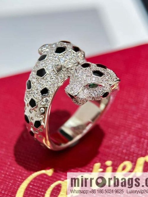 ❗️CNC version ❗️ ☀️ Cartier Cartier double leopard ring ☀️ US size 678