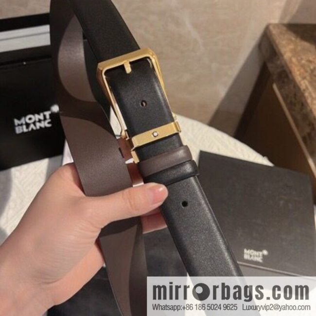MONTBLANC Montblanc with leather waist belt 3.5cm - Image 3