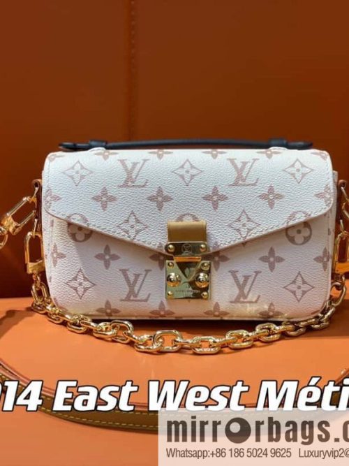 [Original order boutique] M46914 white flower M46279 mailman bag series LV mailman bag out of small East West Métis handbag