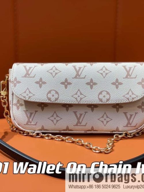 [Original order boutique] M83091 white flower M81911 chain bag series Wallet On Chain Ivy handbag