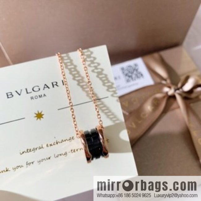 BVLGARI Bulgari classic black and white ceramic necklace - Image 3