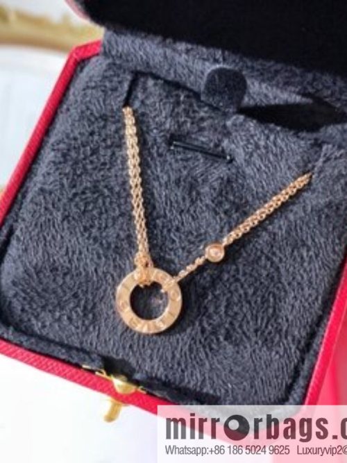 CARTIER Cartier LOVE series double chain necklace