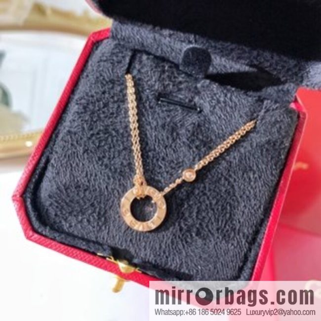 CARTIER Cartier LOVE series double chain necklace
