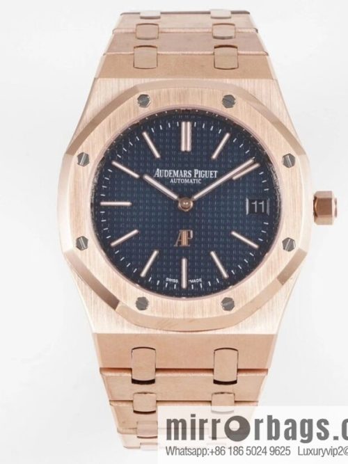 Royal Oak 15202 watch size 39mm super two-pin mechanical movement, sapphire crystal glass mirror, original Cal.2121 automatic movement