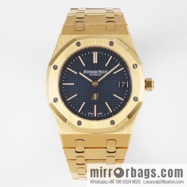 Royal Oak 15202 watch size 39mm super two-pin mechanical movement, sapphire crystal glass mirror, original Cal.2121 automatic movement - Image 2