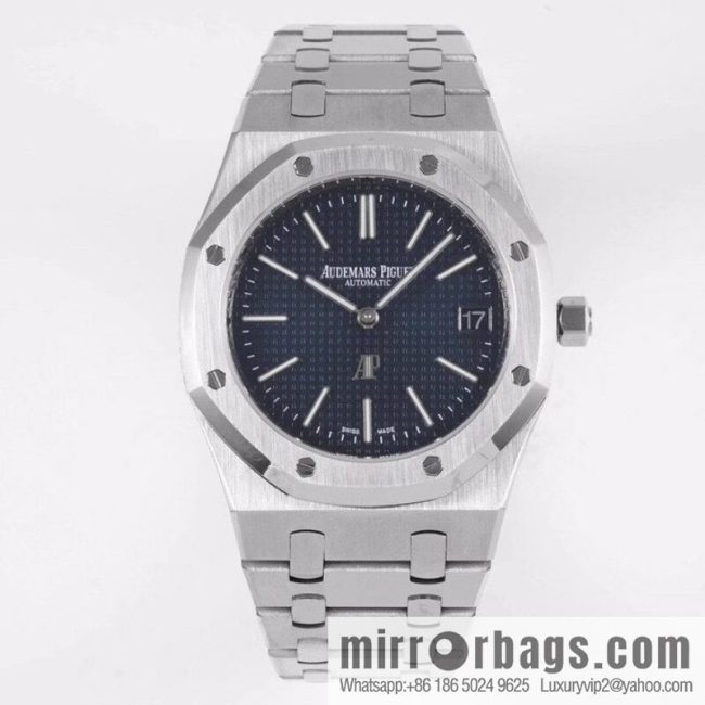 Royal Oak 15202 watch size 39mm super two-pin mechanical movement, sapphire crystal glass mirror, original Cal.2121 automatic movement - Image 4