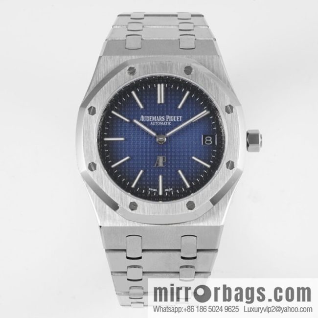 Royal Oak 15202 watch size 39mm super two-pin mechanical movement, sapphire crystal glass mirror, original Cal.2121 automatic movement - Image 5