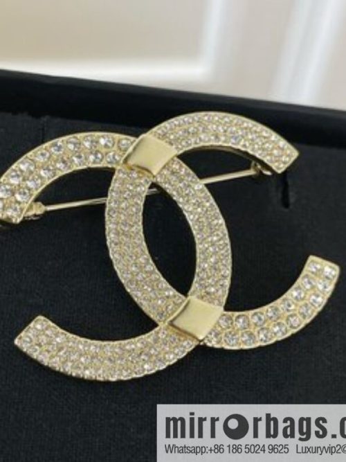 New ☑️ Chanel double c full diamond brooch