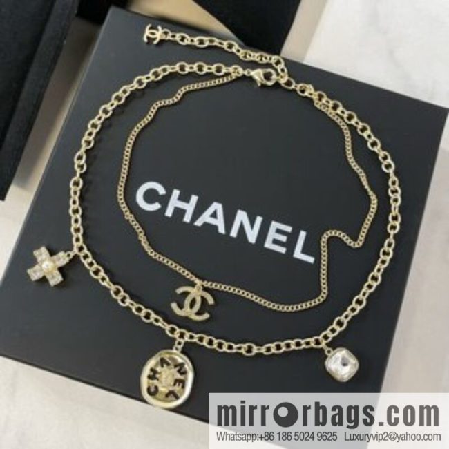 New ☑️ CHANEL Chanel double layer double c necklace