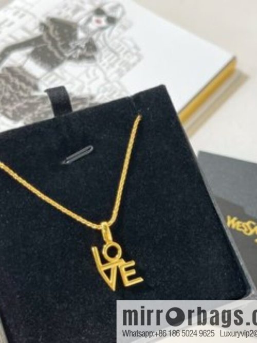 Saint Laurent YSL LOVE necklace