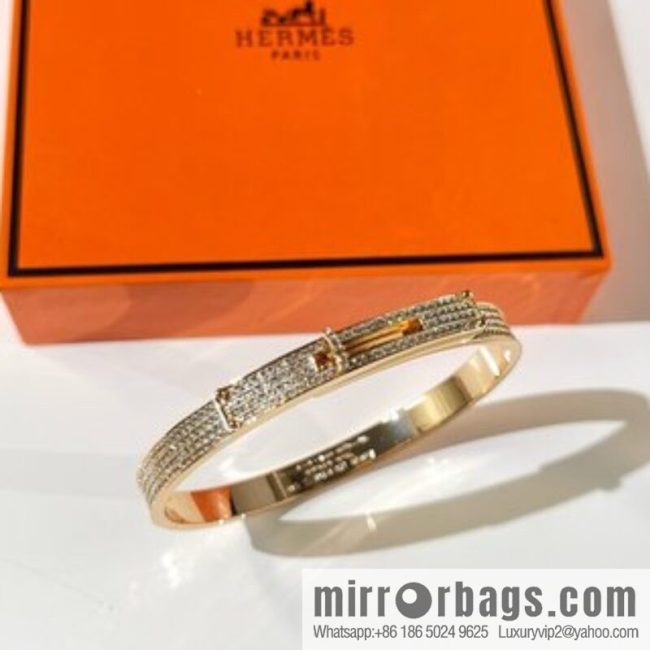 Hermès HERMES Kelly full diamond bracelet bracelet - Image 2