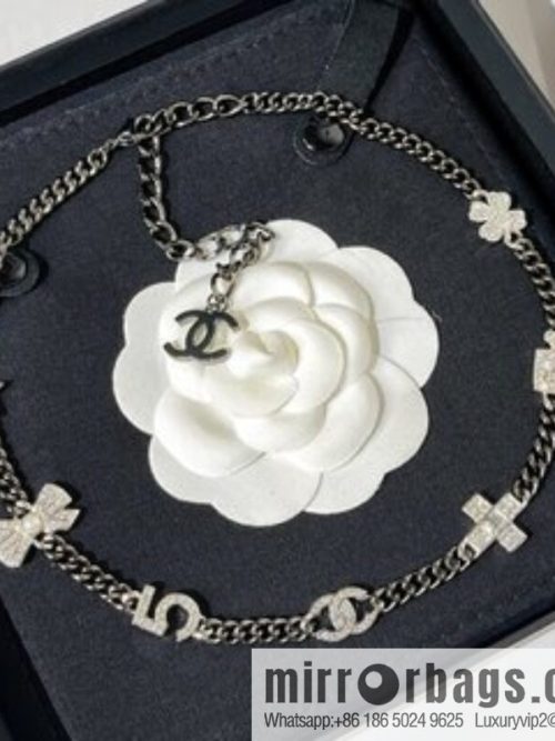 New ☑️ CHANEL Chanel choker gun black necklace