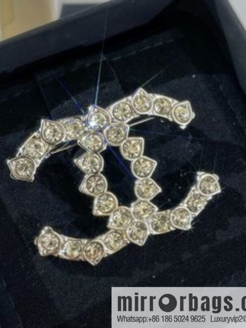 New ☑️ Chanel double c full diamond brooch