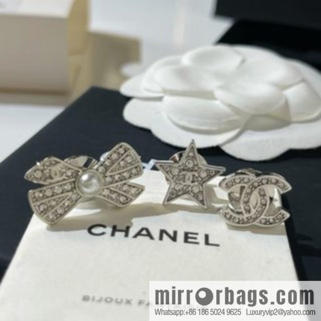 New ☑️ CHANEL Chanel double c bow, pentagram brooch