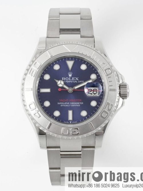 VR Factory, Red Yacht Triple Red This custom product is a reference to Rolex Yacht 1166220 Diamond Carbon (DCL) coated case