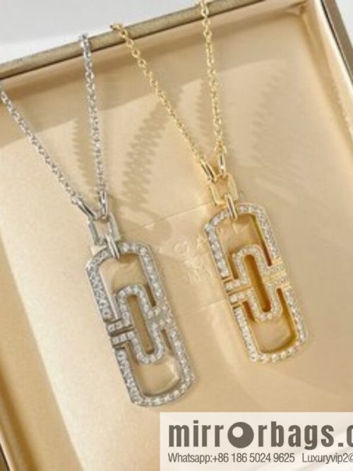 BVLGARI Bulgari new large paperclip necklace