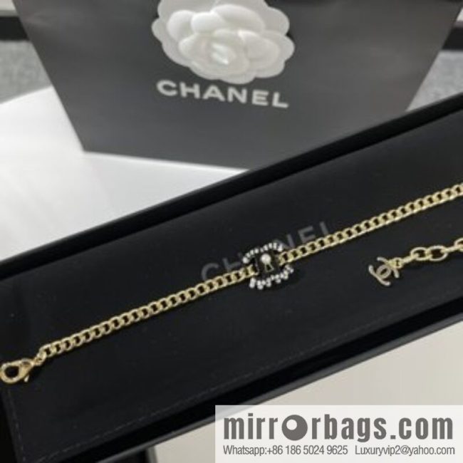New ☑️ CHANEL Chanel acrylic pearl necklace bracelet - Image 3