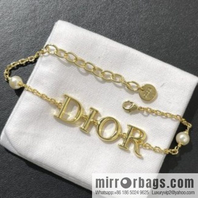 New ☑️ DIOR Dior letter necklace bracelet - Image 2