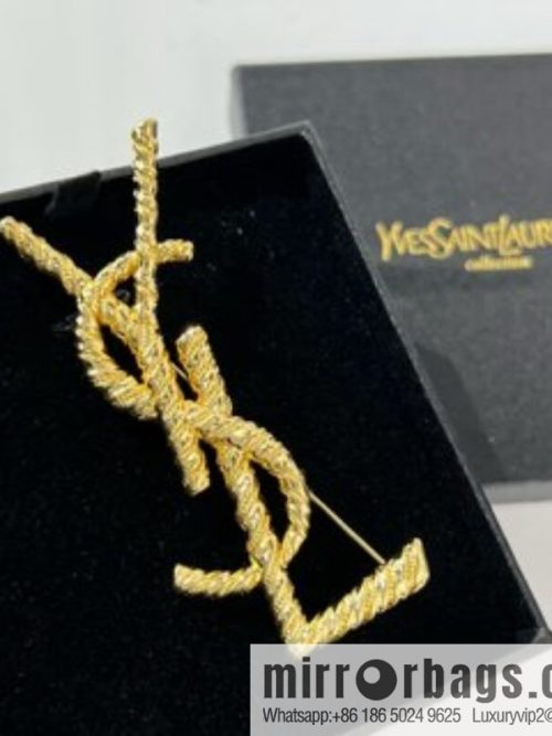Saint Laurent YSL brooch