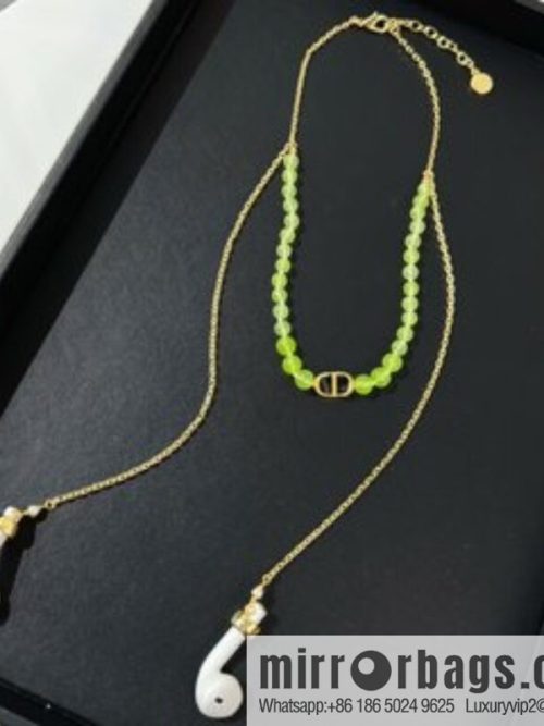 New ☑️ DIOR Dior CD Glazed Bead Headphone Chain