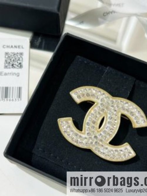 New ☑️ Chanel double c full diamond brooch