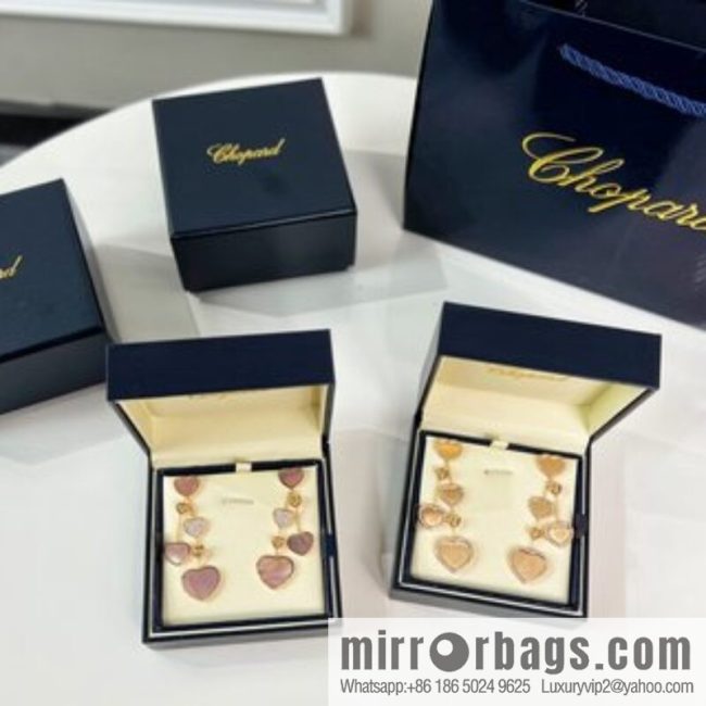 Chopard Happy Diamonds Powder Bella Si Love Earrings