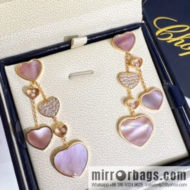 Chopard Happy Diamonds Powder Bella Si Love Earrings - Image 3