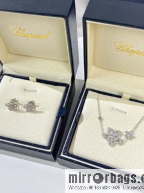GRAFF Graff flower necklace stud earrings
