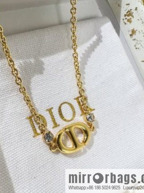 New ☑️ DIOR Dior CD Diamond Necklace