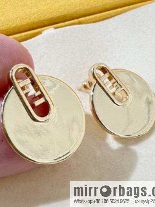New Fendi stud earrings