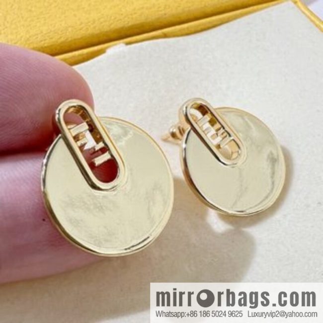 New Fendi stud earrings