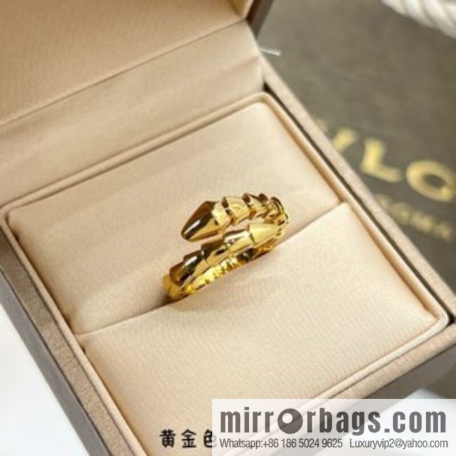 BVLGARI Bulgari smooth snake bone ring - Image 2