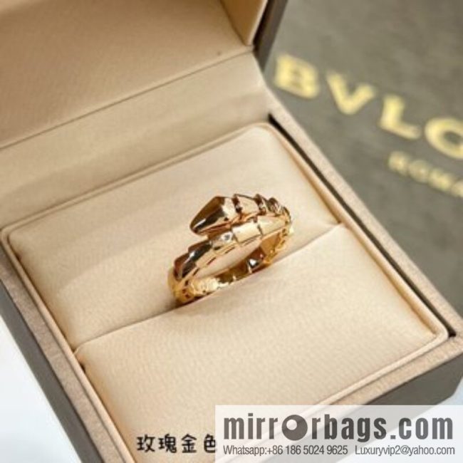 BVLGARI Bulgari smooth snake bone ring - Image 3